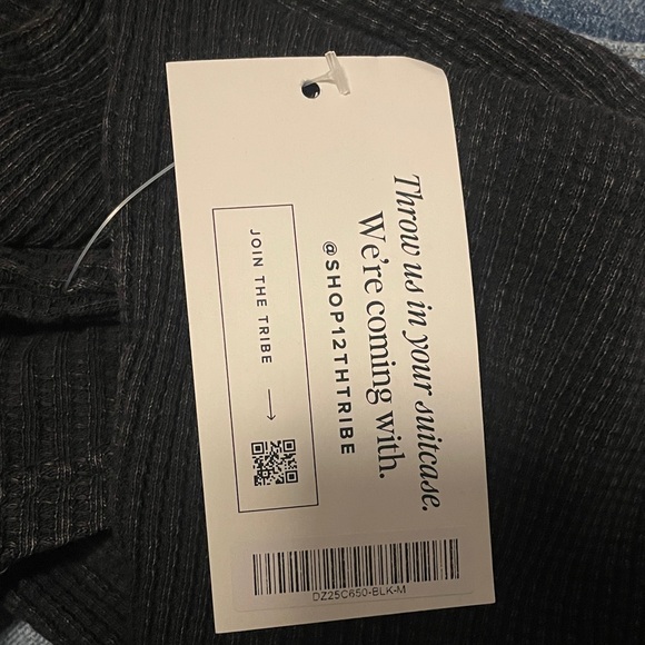 12th Tribe Black Long Sleeve Top - Picture 4 of 4